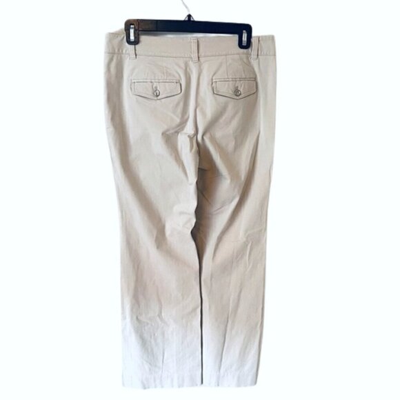 White House Black Market Beige Modern Boot Pants - Size 8R - Picture 3 of 10